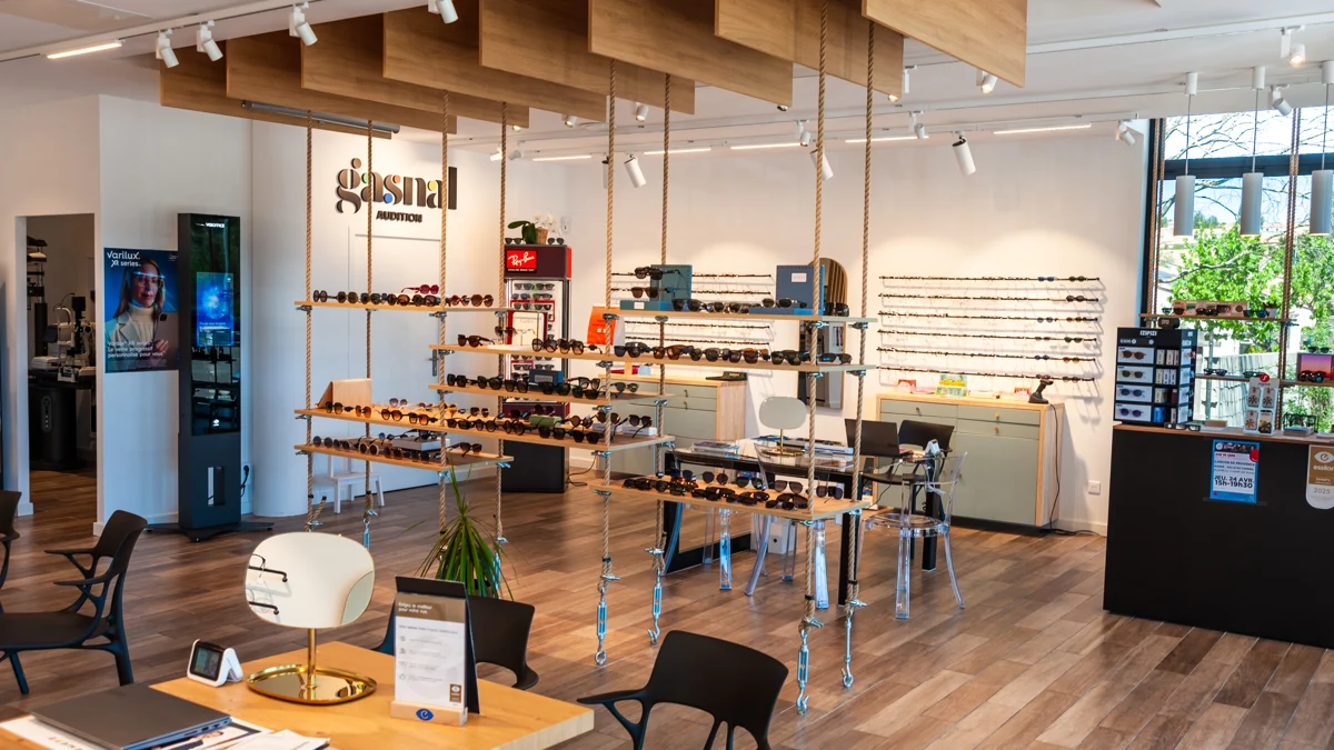 L’intérieur de Blanc Opticiens, l’entreprise familiale
